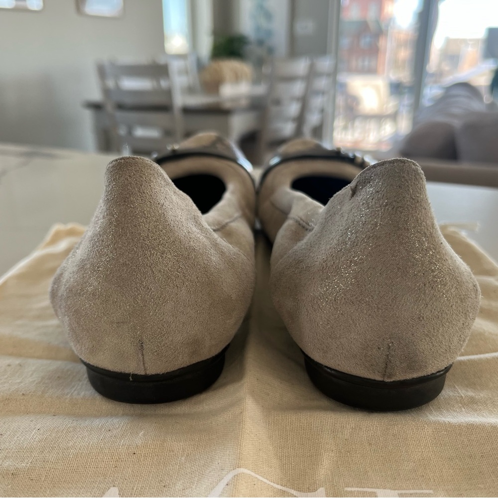 AGL Attilio Giusti Leombruni - Suede
Captoe Buckle Ballet Flats - Size EU 39 - Picture 4 of 7